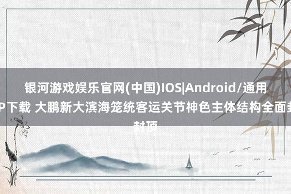 银河游戏娱乐官网(中国)IOS|Android/通用APP下载 大鹏新大滨海笼统客运关节神色主体结构全面封顶